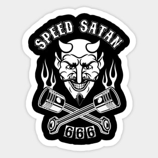 Speed Satan Sticker